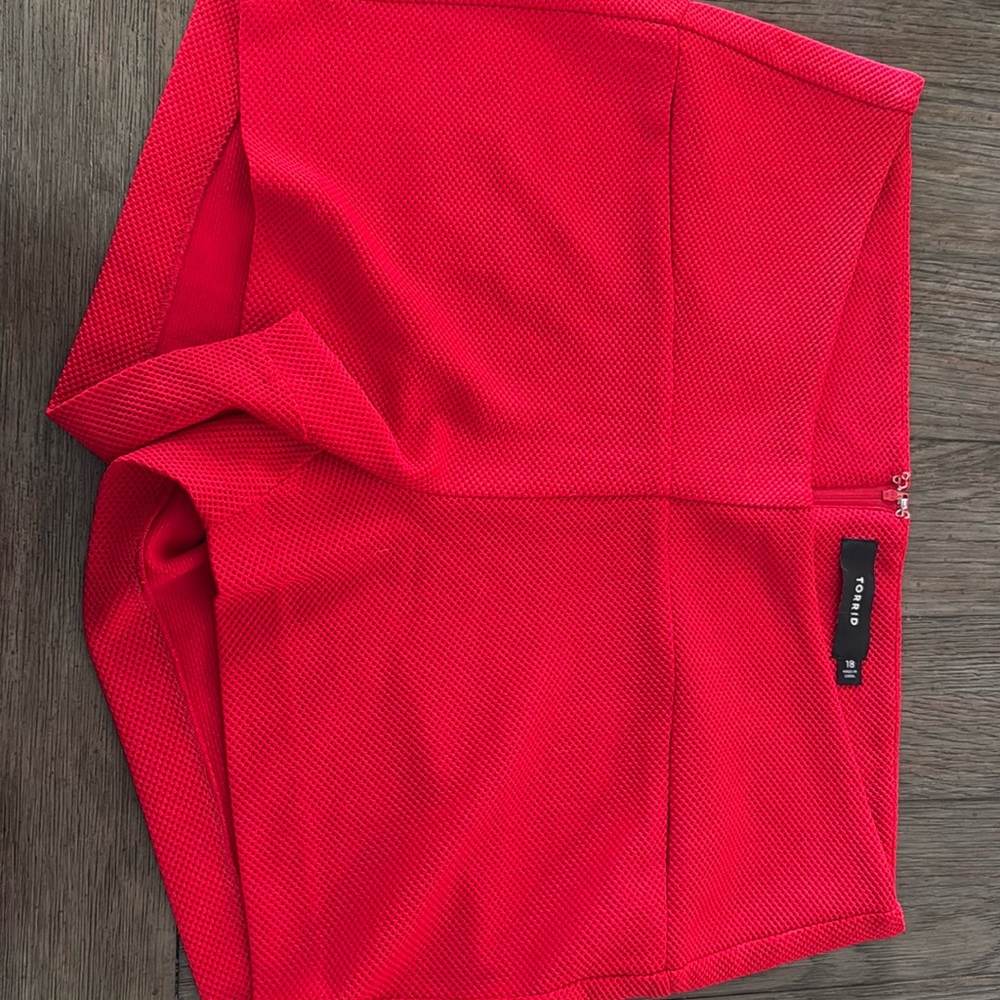 Torrid red shorts